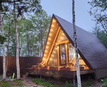 Загородный гостевой комплекс “A-Frame Сахалин (Скидка 5%)